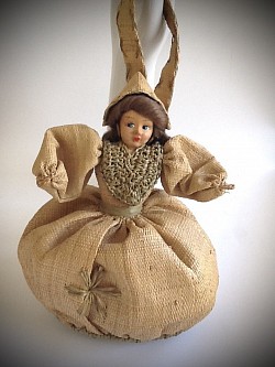 20th century Doll Purse - a doll on your arm